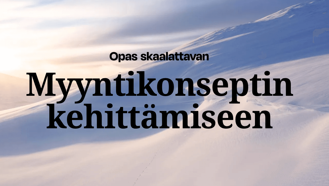 Seidat myyntikonseptiopas