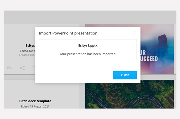 Power Point import with seidat