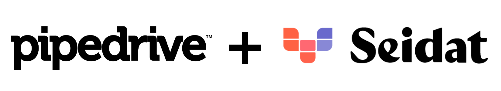 Seidat & Pipedrive logos