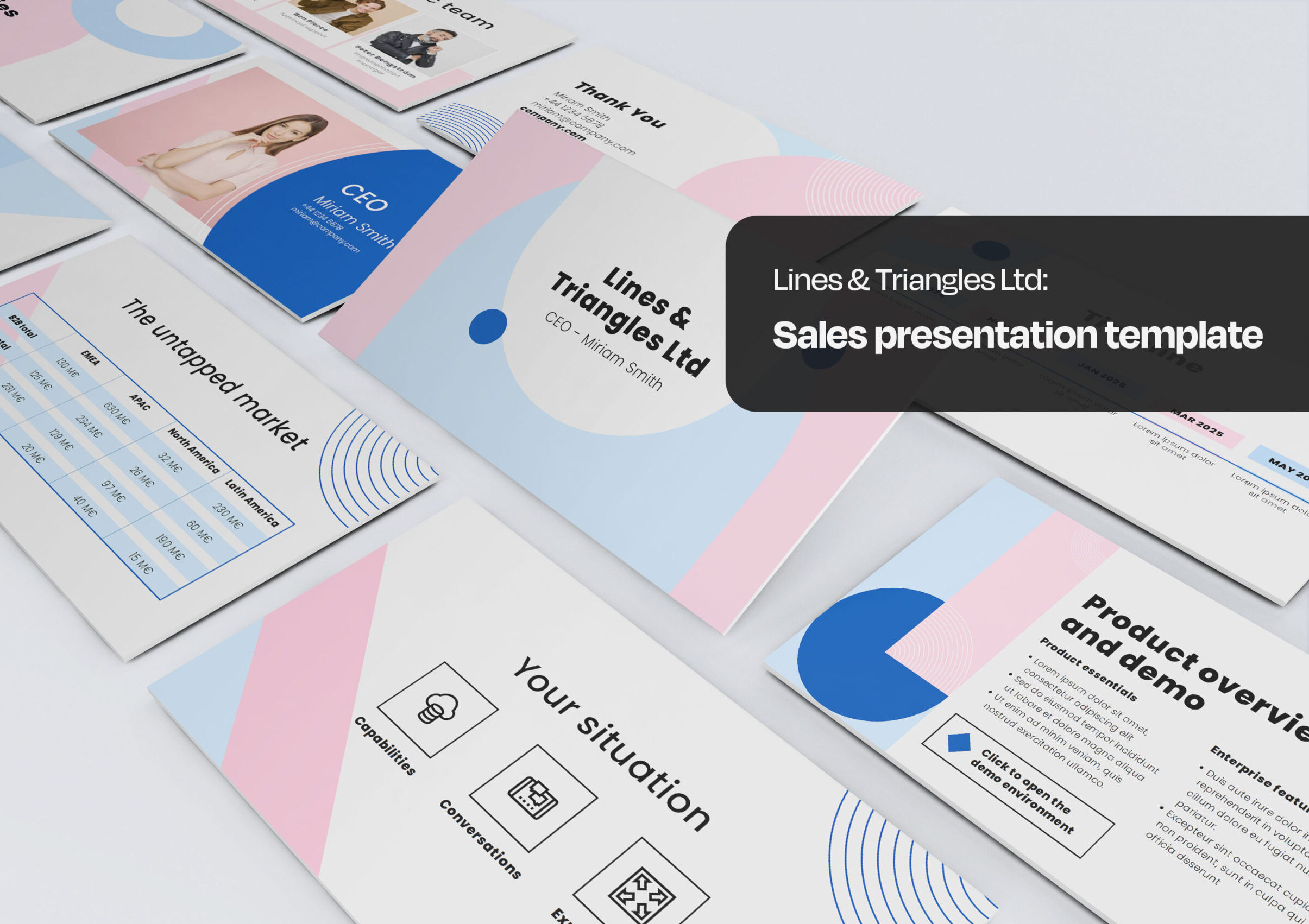 Sales presentation template